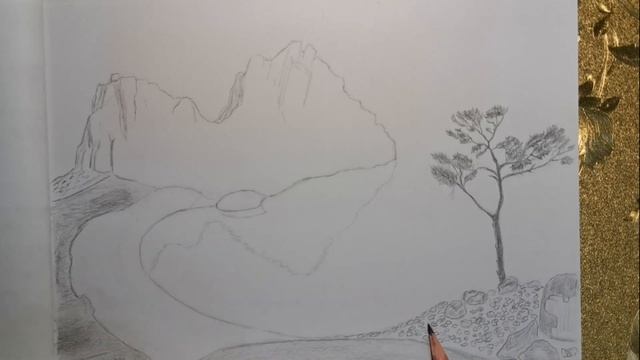 How to draw lake Baikal. Как нарисовать озеро Байкал смотреть онлайн