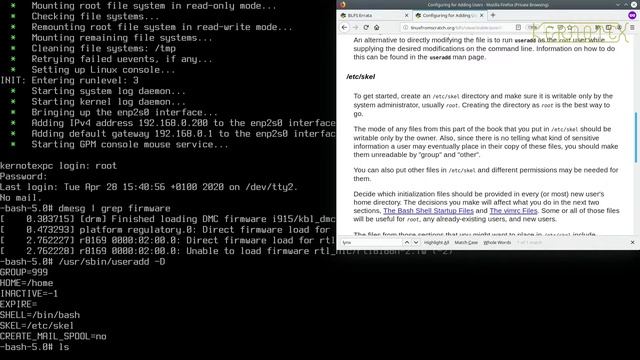 How to build and install BLFS 9.1 - Part 9: "Post-LFS Configuration" - Configuring for Adding Users смотреть онлайн