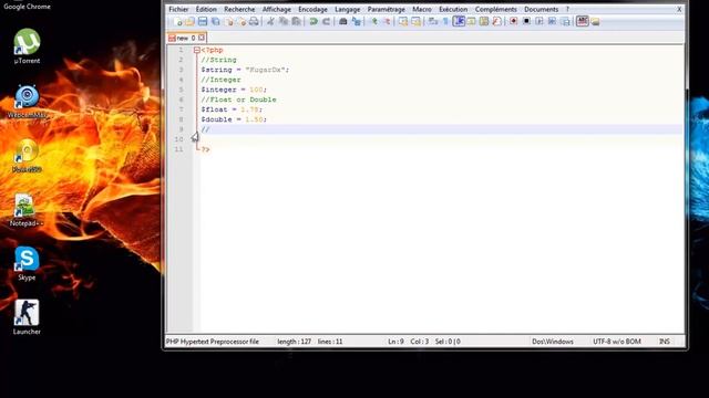 [PHP] الدرس 4 : VARIABLE TYPES смотреть онлайн