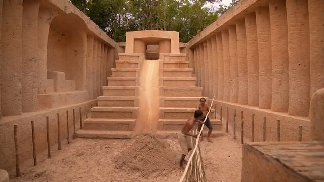 Spend 278 Days To Build A Dream Water Park.mp4 смотреть онлайн