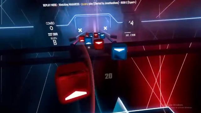 Beat saber - Rush E - Expert + смотреть онлайн