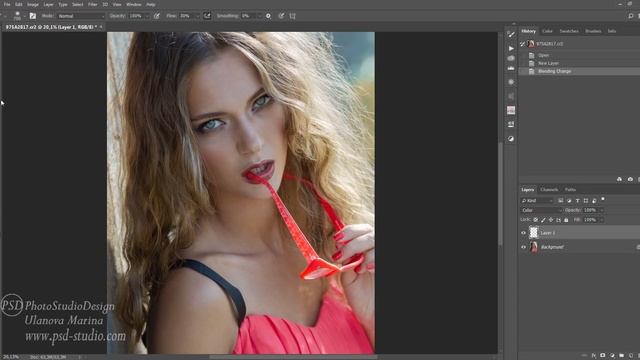 КАК ВЫРОВНЯТЬ ЦВЕТ КОЖИ В PHOTOSHOP - БЫСТРО И ЭФФЕКТИВНО смотреть онлайн