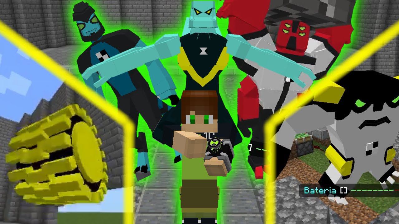 Лучший мод на Бен 10 для мобильного Майнкрафта! Мод на Бен 10 в Майнкрафт ПЕ! смотреть онлайн