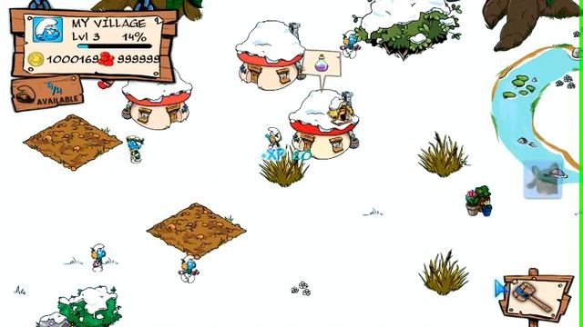 Smurfs' Village Cheat Hack for Android Presentation Video Change Level Unlimited Coins Smurfberries смотреть онлайн