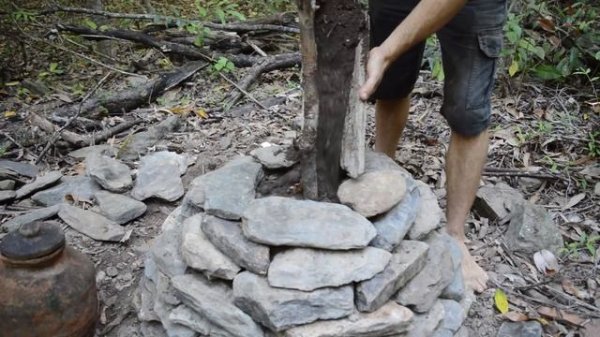 Primitive Technology Stone Yam planters