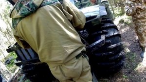 ПРИКЛЮЧЕНИЯ НА КАРАКАТЕ ЗИС-5  часть 2 // ВСТРЕЧА И ПОМОЩЬ ВЕЗДЕХОДУ "БТХ"