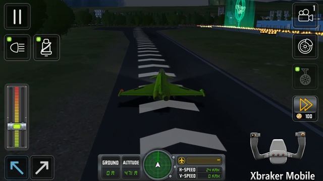 Flight Sim 2018 - Green Supersonic Airplane Unlocked - Airplane Simulator - Android Gameplay FHD смотреть онлайн