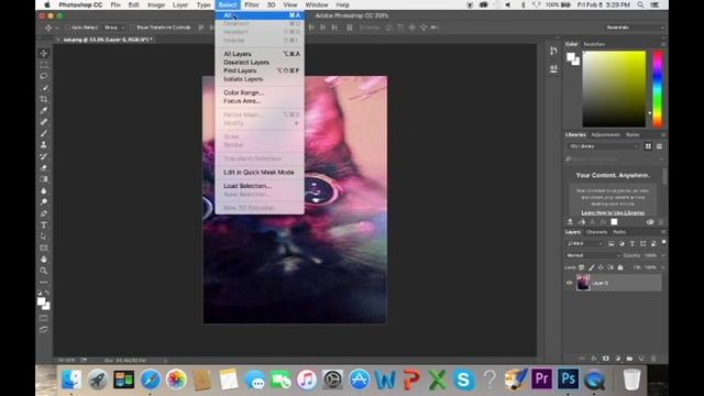 Flattening an Image in Photoshop смотреть онлайн