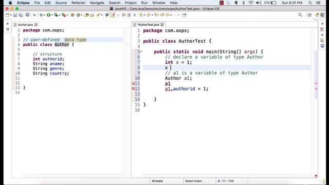 Java For Professional - 05 Lets create a class смотреть онлайн
