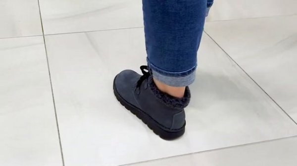 Зимние ортопедические серые ботинки Berkemann Aleika