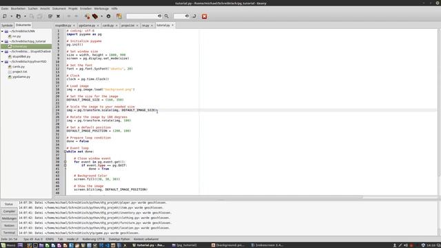 How To Scale and Rotate Image in Pygame [ Python Tutorial ] смотреть онлайн