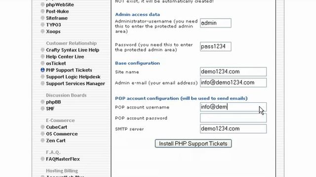 Installing phpSupport in your web site смотреть онлайн
