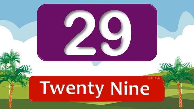 21 to 30 Numbers Spellings for Kids | Number Names 21 to 30 | Count Number with Spelling 21-30 смотреть онлайн