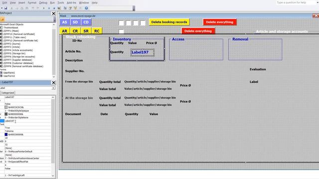 365 Create a warehouse program with databases in Excel VBA yourself смотреть онлайн
