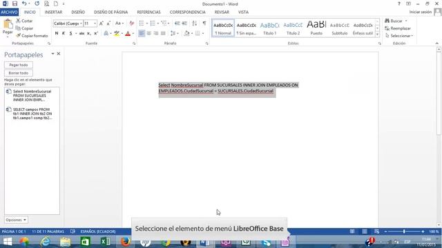 INNER JOIN EN LibreOffice смотреть онлайн