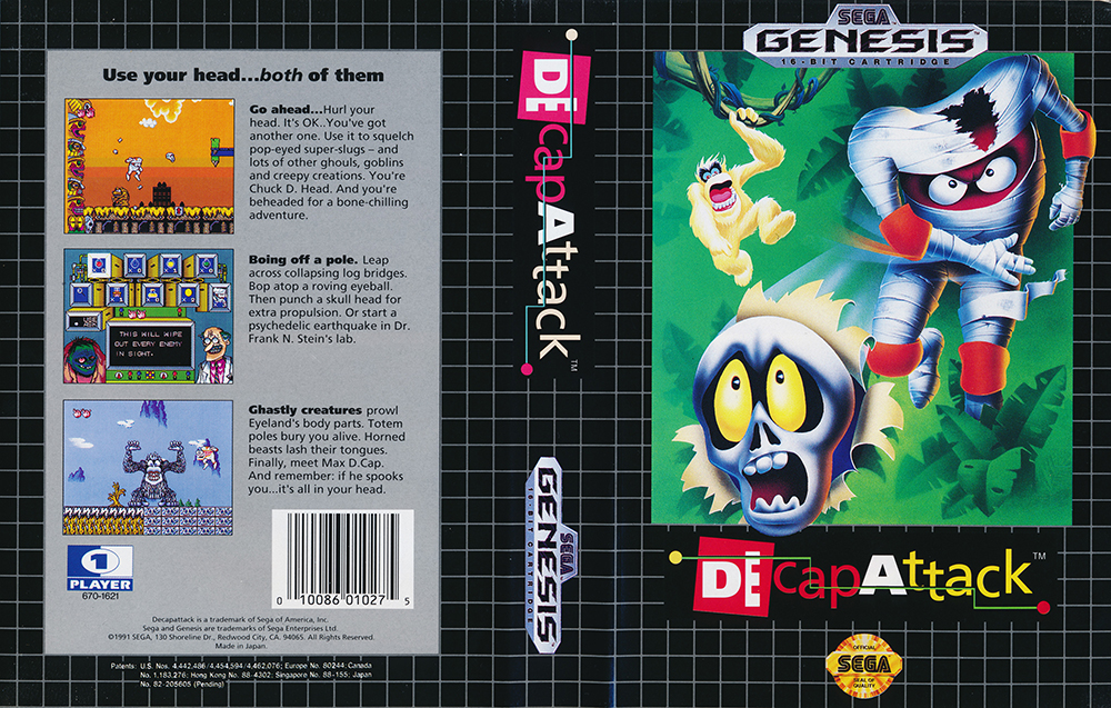 Decap Attack прохождение SEGA смотреть онлайн