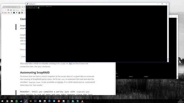 Part 5 - Perfect Media Server 2017 - Installing and Automating SnapRAID смотреть онлайн