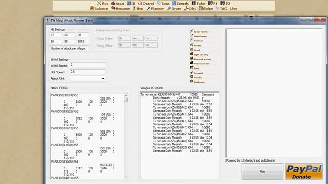TW Mass Attack Planner смотреть онлайн