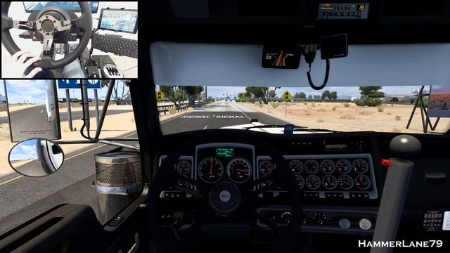 “Diesel Freak” W900 - (Big Lope) - American Truck Simulator - ATS 4K - Featherlite Race Trailer смотреть онлайн