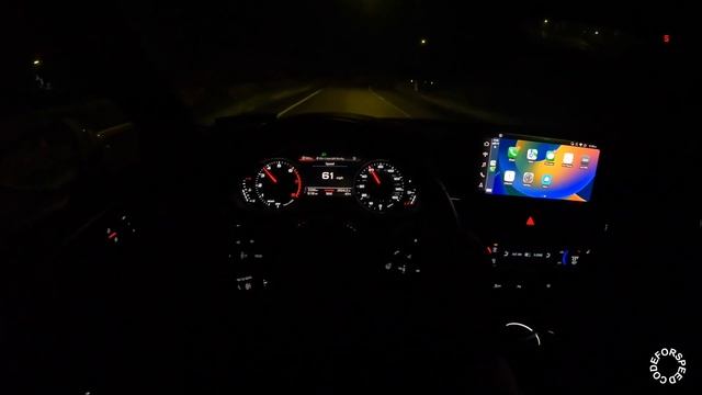 2023 Audi A5 Sportback - POV Night Drive смотреть онлайн
