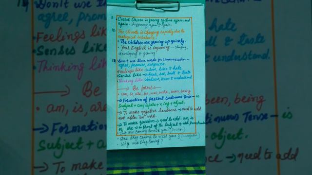 PRESENT CONTINUOUS TENSE FOR CLASS 8TH,9TH AND 10TH. смотреть онлайн
