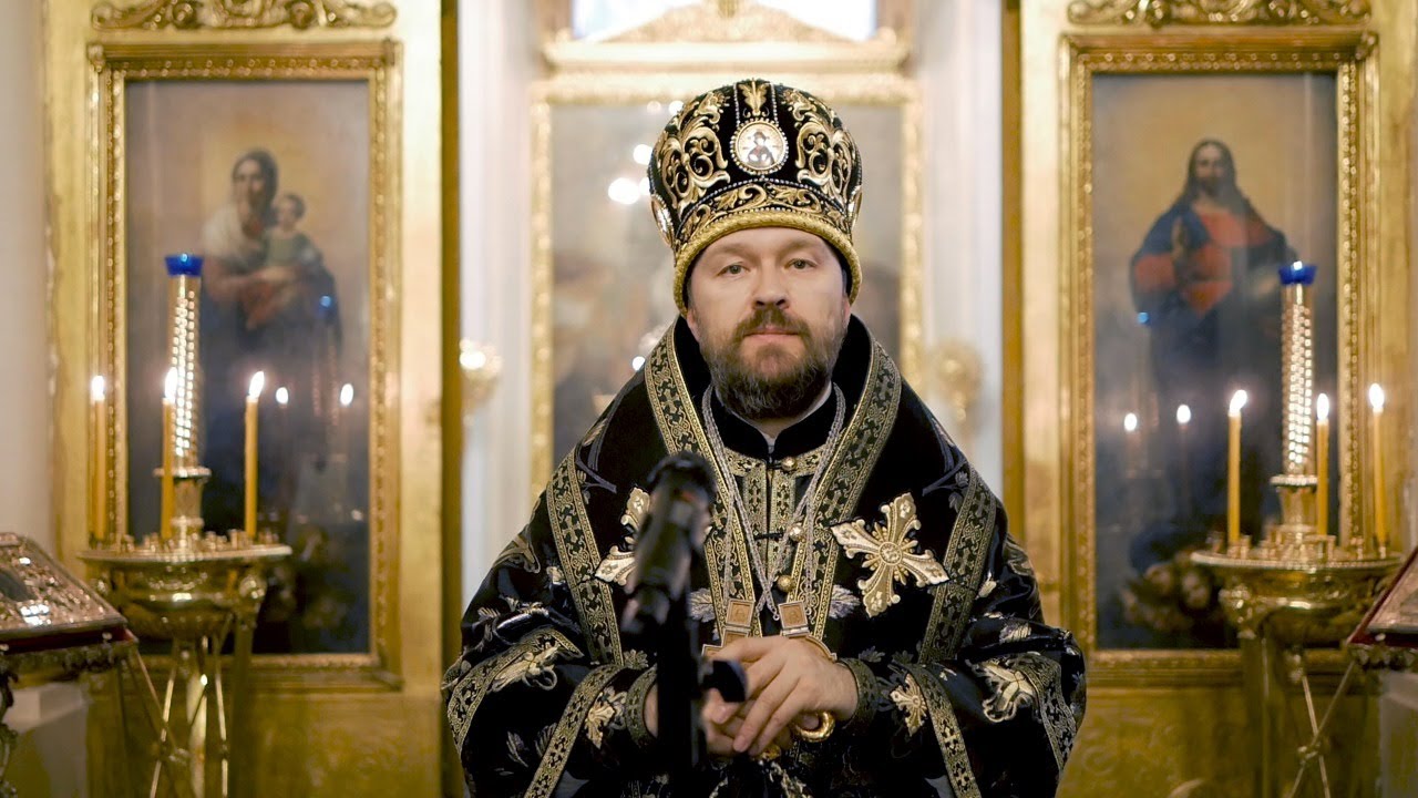 Проповедь митрополита Илариона после литургии Преждеосвященных Даров смотреть онлайн