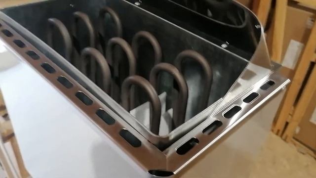 Электрокаменка 6 кВт настенная со встроенным терморегулятором и таймером смотреть онлайн