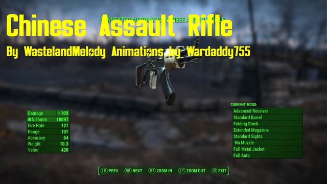 Fallout 4 Lore Friendly Weapons mods! Rifles! смотреть онлайн