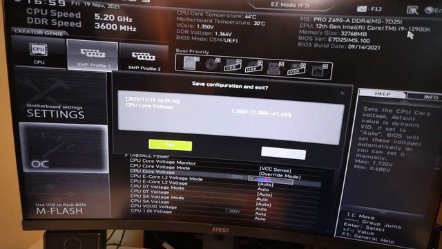 I9-12900K Overclocking Abenteuer ? Wie Hoch Lässt Sich Alder Lake übertakten? OC MSI Z690 Bios Guid