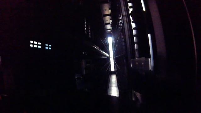 Inside of a Quantum Scalar i6000 tape library during initialisation смотреть онлайн