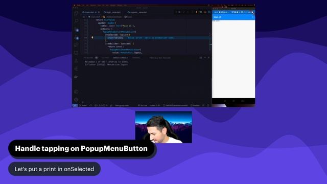Chapter 18 - Logout View - Free Flutter Course ? смотреть онлайн
