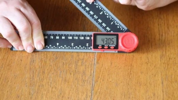 How to use the Amtech 200mm digital angle finder with a ruler