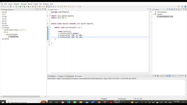 How to create an oval and rectangle shape in Java by using Eclipse|Java for Beginners смотреть онлайн