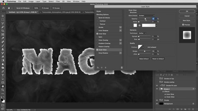 Magic Smoke Text Effect | Photoshop Tutorial смотреть онлайн