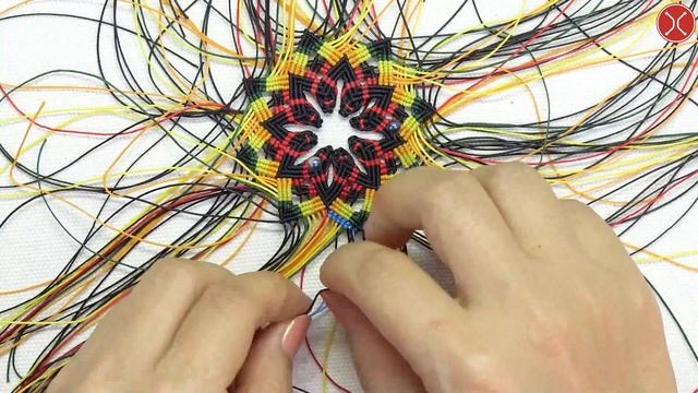 Macrame tutorial: Macrame mandala flower - Tutoriel pendentif mandala DIY en micro macramé смотреть онлайн