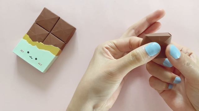DIY Origami Pop It /Origami Chocolate / Cute Crafats
