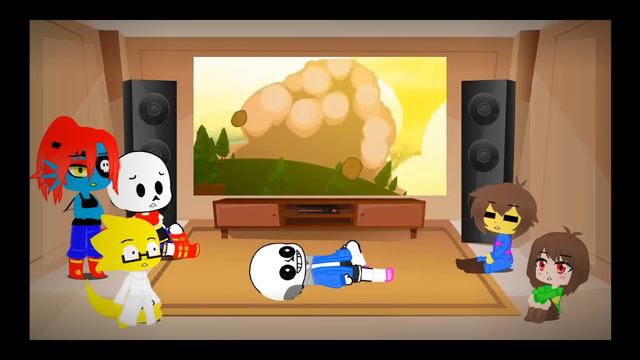 UNDERTALE react to Seraphim'Sans VS Ultra'Sans смотреть онлайн