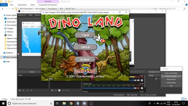 Clever Kids   Dino Land Legendado Em Português PS2 Download