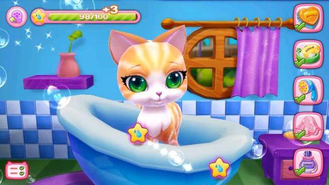 Мой ПУШИСТИК #10 Любовь Котёнка Мульт-Игра для Детей смотреть онлайн