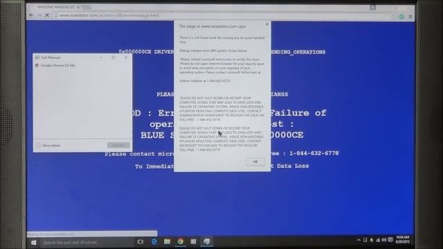 How to escape the ERROR/VIRUS scam popup смотреть онлайн