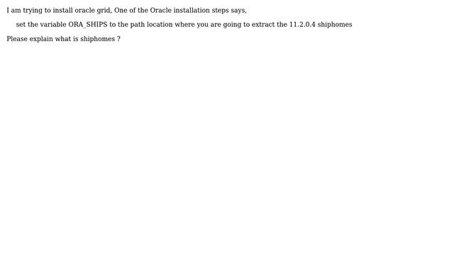 Databases: What is oracle shiphome? смотреть онлайн