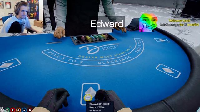 XQC PLAYS HIS FIRST BLACKJACK AFTER HIS BANNED |GTA 5 RP NoPixel 3.0 смотреть онлайн