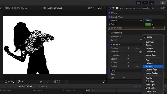 DOUBLE EXPOSURE EFFECT IN VIDEO | No Plugin Final Cut Pro Tutorial смотреть онлайн