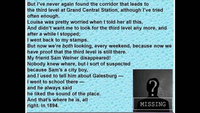 The third level by Jack finney смотреть онлайн