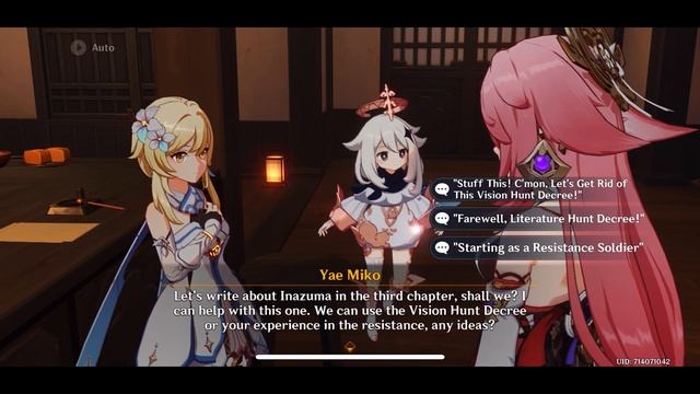 ASMR FULL YAE MIKO QUEST | Close Up Whispering смотреть онлайн