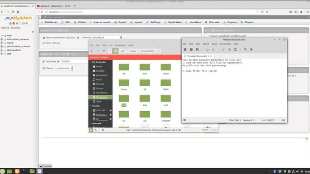 cara merubah password phpmyadmin di linux mint смотреть онлайн