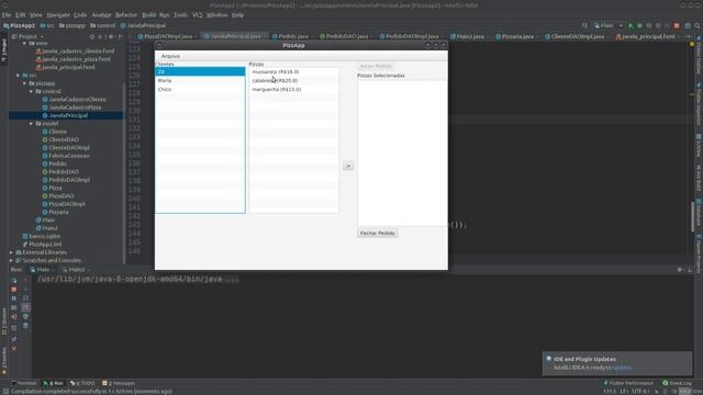 PizzaApp 05/06 - JavaFX+JDBC - Cadastro de Pedidos - Interface Gráfica смотреть онлайн