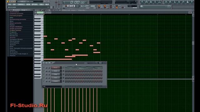 Запись аудио и миди в FL Studio смотреть онлайн