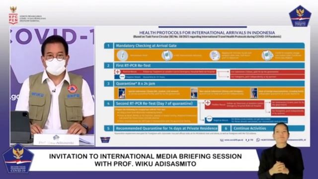 International Media Briefing Session with Prof. Wiku Adisasmito смотреть онлайн