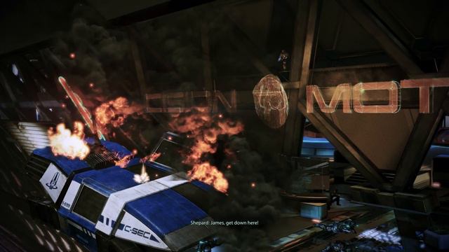 Mass Effect 3 Citadel DLC: James's shuttle takedown смотреть онлайн